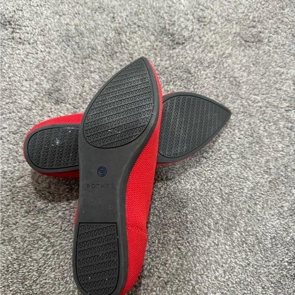 Rothy’s Red Pointed Toe Flats - Picture 6 of 6